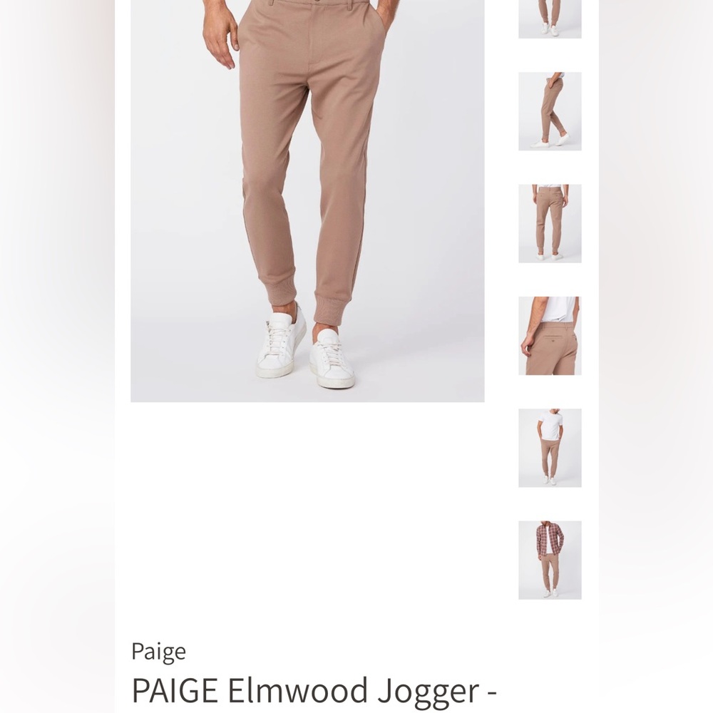Paige Elmwood Jogger Pants size 32